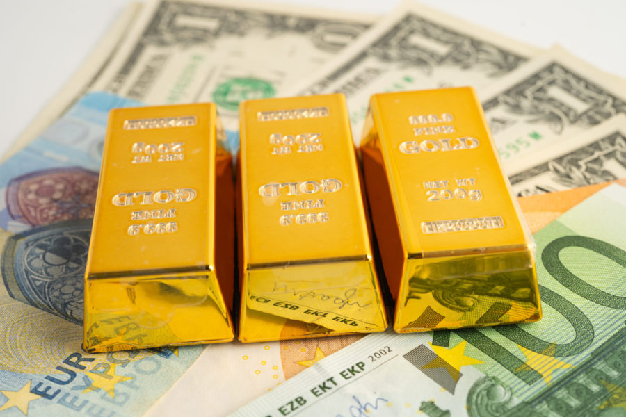 זהב עולה על יורו כנכס מילואים שני בגודלו: ECB